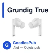 Écouteurs sans fil personnalisables avec logo - Grundig True Wireless - Miniature 3