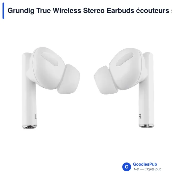 Écouteurs sans fil personnalisables avec logo - Grundig True Wireless - Image 3