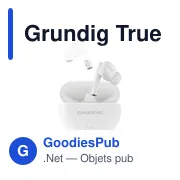 Écouteurs sans fil personnalisables avec logo - Grundig True Wireless - Miniature 5