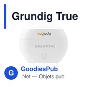 Écouteurs sans fil personnalisables avec logo - Grundig True Wireless - Miniature 6