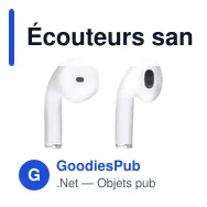 Écouteurs sans fil personnalisables Grundig TWS avec logo - Miniature 4