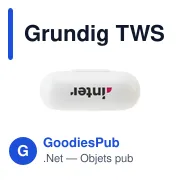 Écouteurs sans fil personnalisables Grundig avec logo - Miniature 5