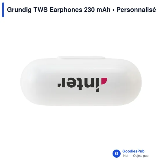 Écouteurs sans fil personnalisables Grundig avec logo - Image 5