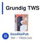 Écouteurs sans fil personnalisables Grundig avec logo - Miniature 6
