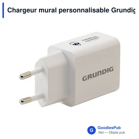 Chargeur mural personnalisable Grundig 230V avec logo