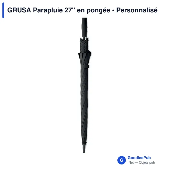 GRUSA Parapluie 27'' en pongée - Image 2