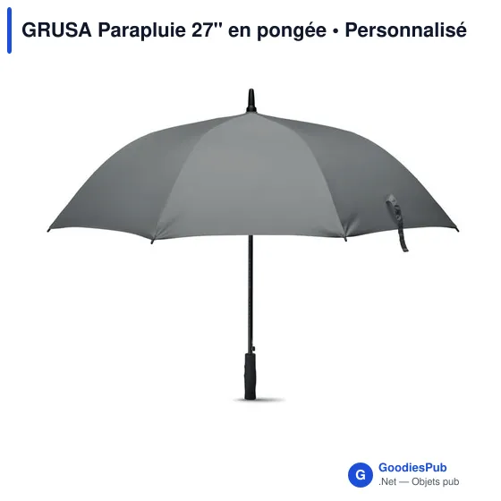 GRUSA Parapluie 27'' en pongée - Image 12