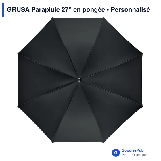 GRUSA Parapluie 27'' en pongée - Image 4