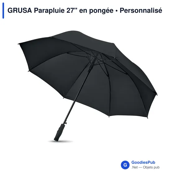GRUSA Parapluie 27'' en pongée - Image 5