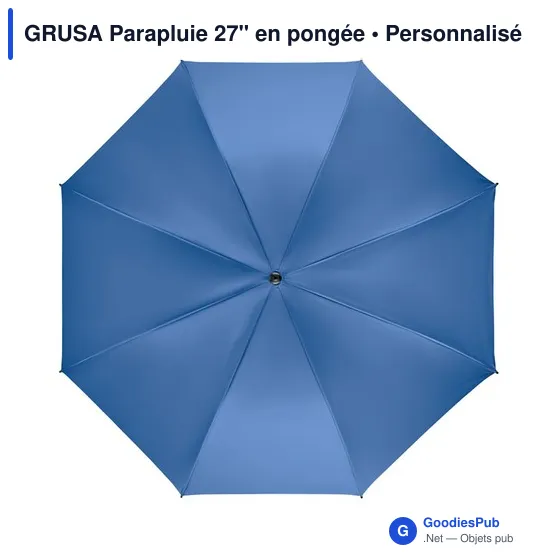 GRUSA Parapluie 27'' en pongée - Image 9