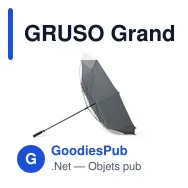 GRUSO Grand parapluie anti-tempête - Miniature 2