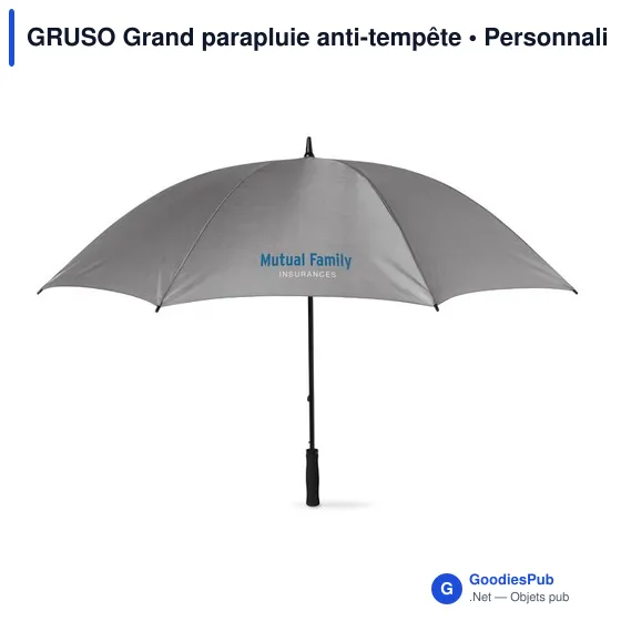 GRUSO Grand parapluie anti-tempête - Image 4