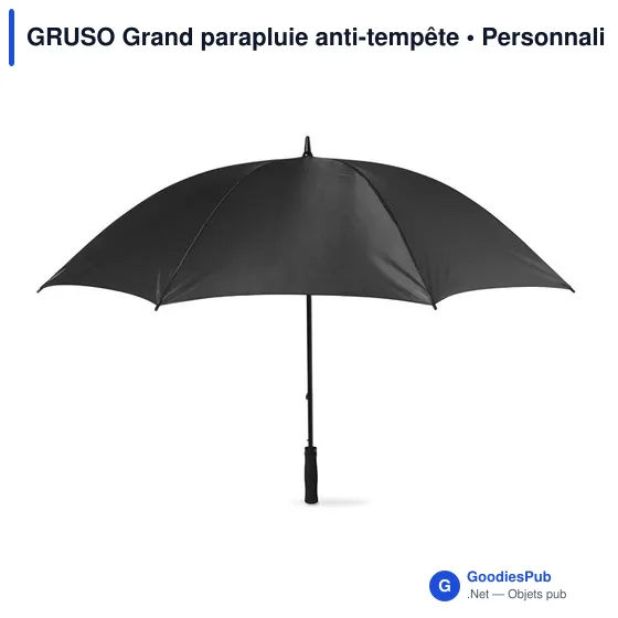 GRUSO Grand parapluie anti-tempête - Image 5
