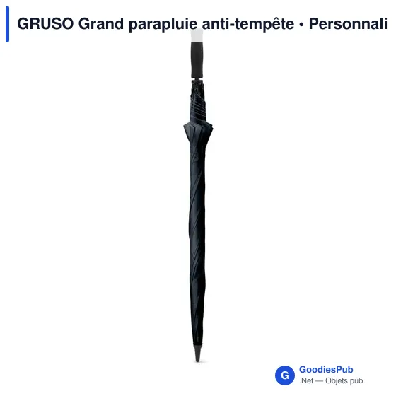 GRUSO Grand parapluie anti-tempête - Image 6