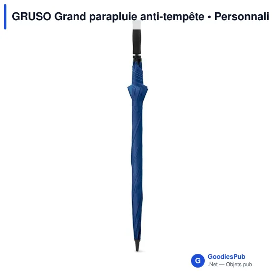 GRUSO Grand parapluie anti-tempête - Image 8