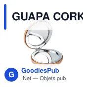 GUAPA CORK Petit miroir en liège - Miniature 1