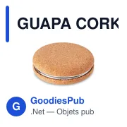 GUAPA CORK Petit miroir en liège - Miniature 2