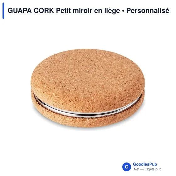 GUAPA CORK Petit miroir en liège - Image 2