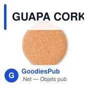 GUAPA CORK Petit miroir en liège - Miniature 3