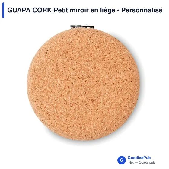 GUAPA CORK Petit miroir en liège - Image 3