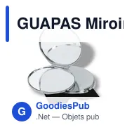 GUAPAS Miroir de luxe chromé - Miniature 1