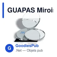 GUAPAS Miroir de luxe chromé - Miniature 2