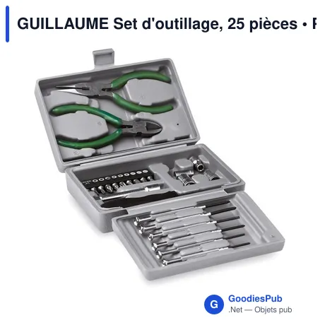 GUILLAUME Set d'outillage, 25 pièces