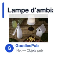 Lampe d'ambiance personnalisable Gusta avec logo - Miniature 3