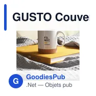 GUSTO Couverture en coton 350 gr/m² - Miniature 4