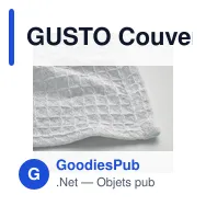 GUSTO Couverture en coton 350 gr/m² - Miniature 5