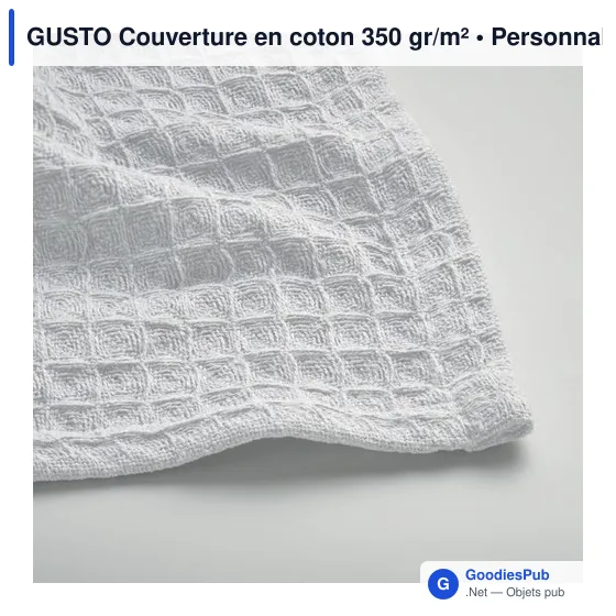GUSTO Couverture en coton 350 gr/m² - Image 5