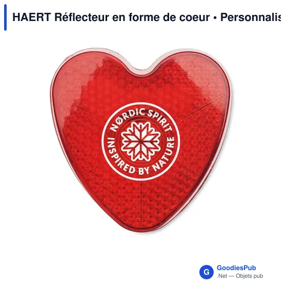 HAERT Réflecteur en forme de coeur - Image 4