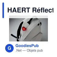 HAERT Réflecteur en forme de coeur - Miniature 5