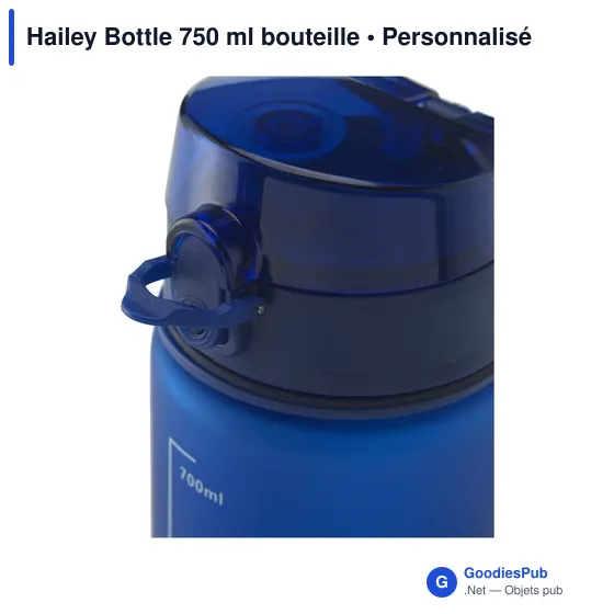 Bouteille d'eau personnalisable Hailey 750 ml avec logo - Image 2