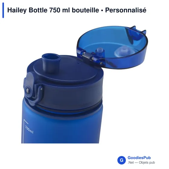 Bouteille d'eau personnalisable Hailey 750 ml avec logo - Image 3