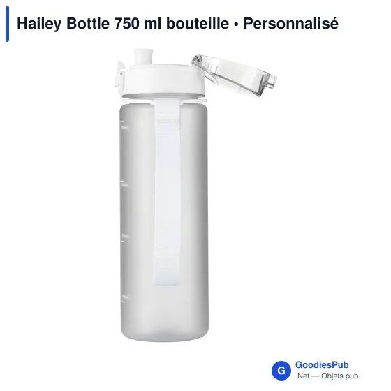 Bouteille d'eau personnalisable Hailey 750 ml avec logo - Image 7