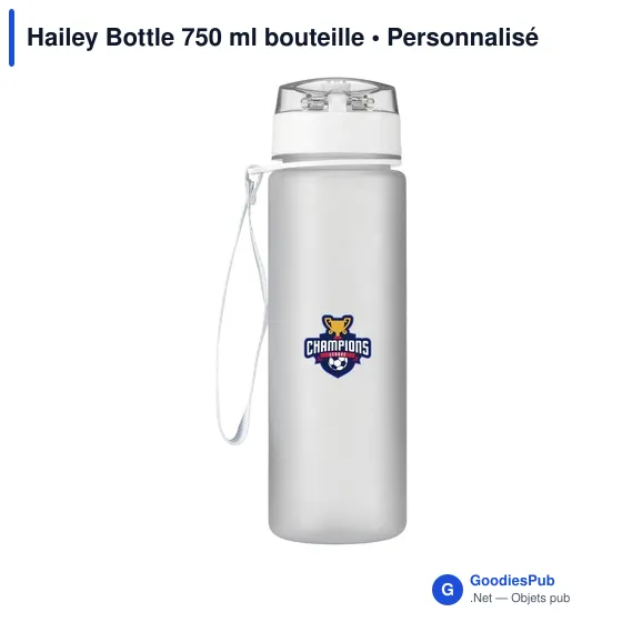 Bouteille d'eau personnalisable Hailey 750 ml avec logo - Image 8