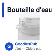Bouteille d'eau personnalisable Hailey 750 ml avec logo - Miniature 9