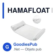 HAMAFLOAT Hamac gonflable flottant - Miniature 1