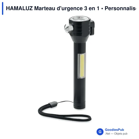 HAMALUZ Marteau d'urgence 3 en 1 - Image 1