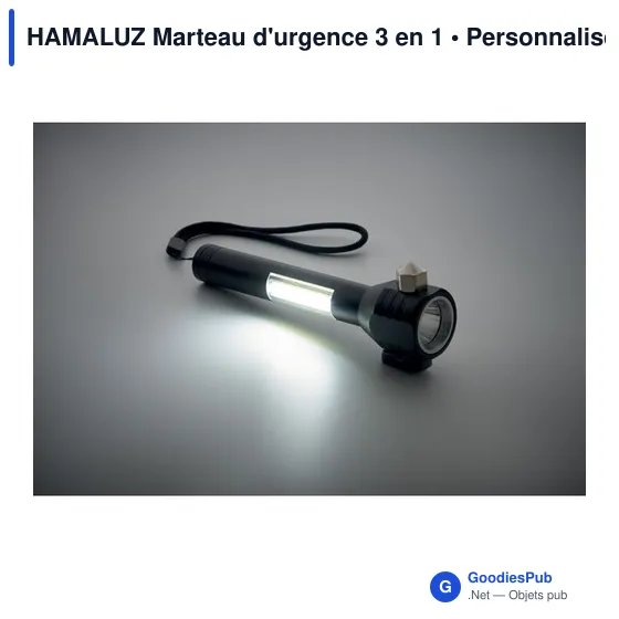 HAMALUZ Marteau d'urgence 3 en 1 - Image 6