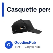 Casquette personnalisable Hamar Cap Recycled Cotton avec logo - Miniature 11