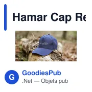 Casquette personnalisable Hamar Cap Recycled Cotton avec logo - Miniature 4