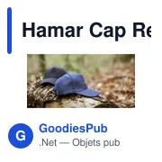 Casquette personnalisable Hamar Cap Recycled Cotton avec logo - Miniature 5