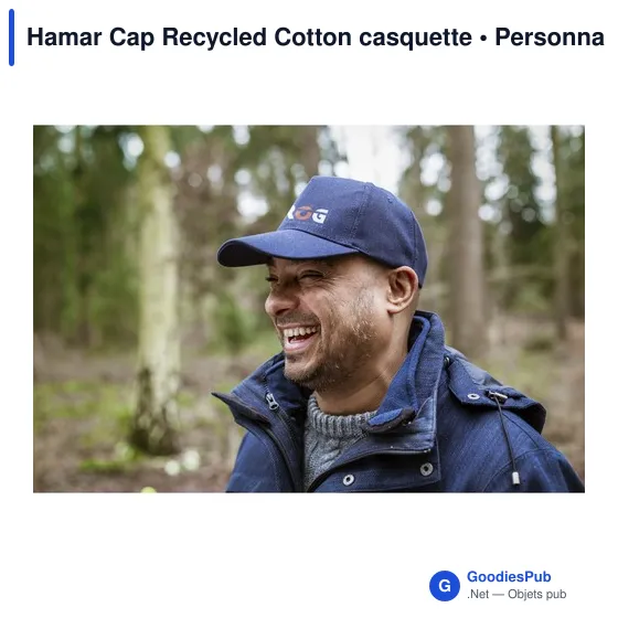Casquette personnalisable Hamar Cap Recycled Cotton avec logo - Image 6