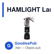 HAMLIGHT Lampe et outils - Miniature 1