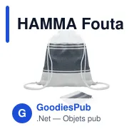 HAMMA Fouta et sac assorti - Miniature 1