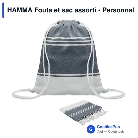 HAMMA Fouta et sac assorti