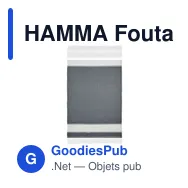 HAMMA Fouta et sac assorti - Miniature 2