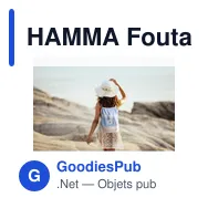 HAMMA Fouta et sac assorti - Miniature 11